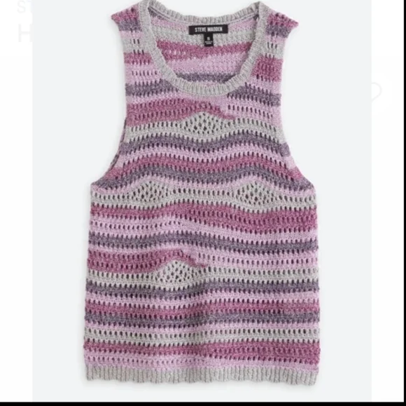 Steve Madden - Hannah Sweater Striped Tank - Picture 5 of 10